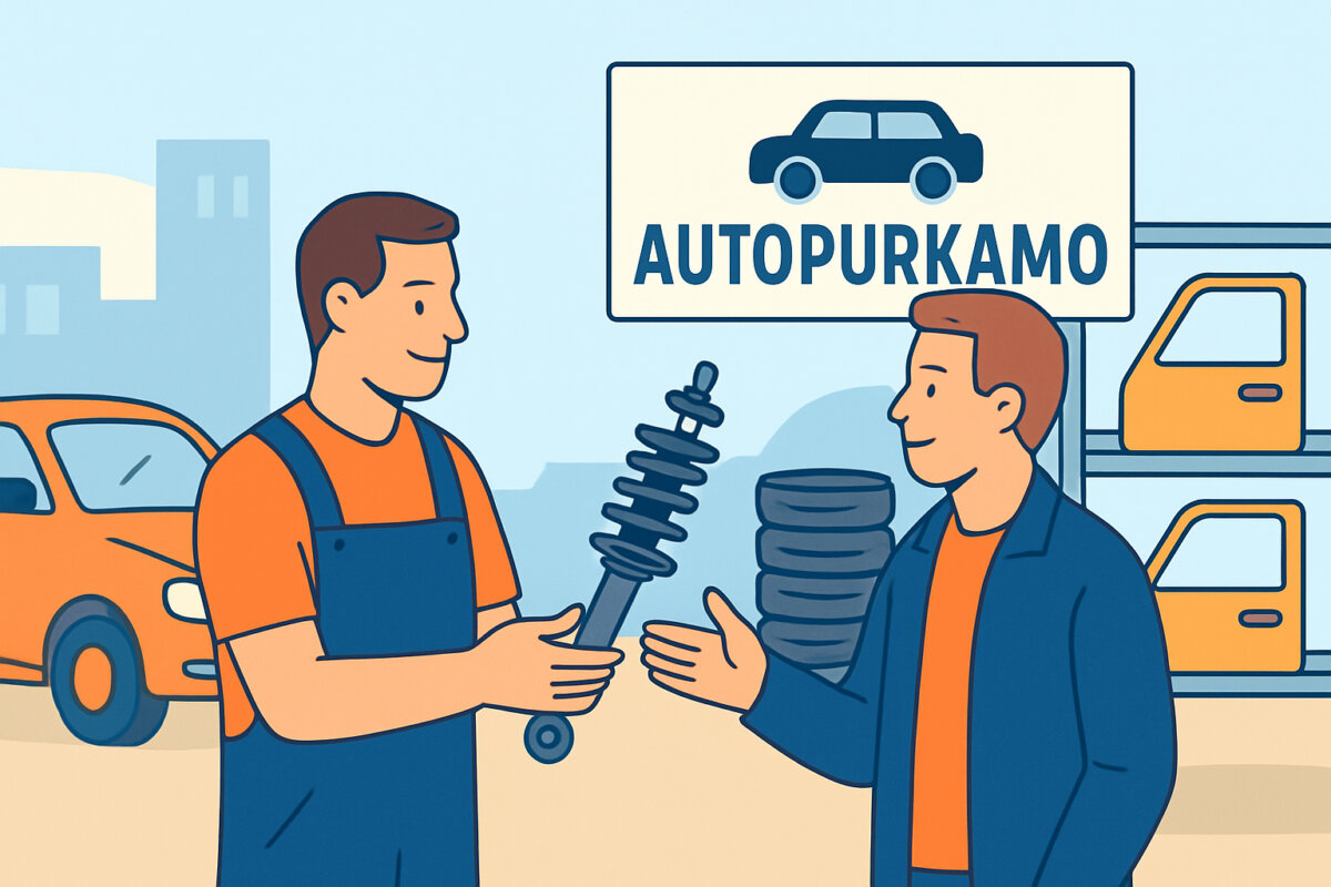 Iskunvaimentimet käytetyistä autopurkamoista