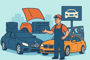 Mercedes-Benz ja BMW -purkamot Suomen kentillä